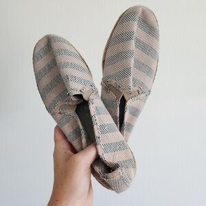 Keds Women's Striped Loafers Flats Shoes Size 8